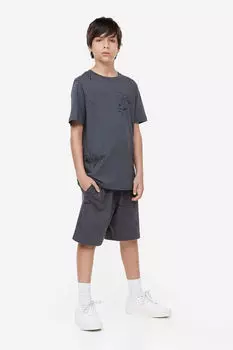 Толстовки с принтом H&M, серый