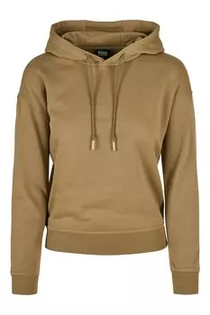 Толстовки с заниженными рукавами Urban Classics, коричневый