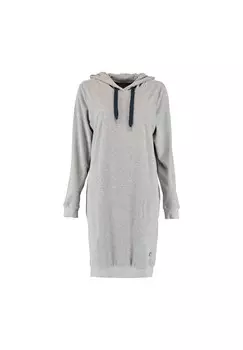 Толстовки женские с капюшоном Active Hoodie 820 серо-меланжево-темно-синий - 71 Cawo, серый