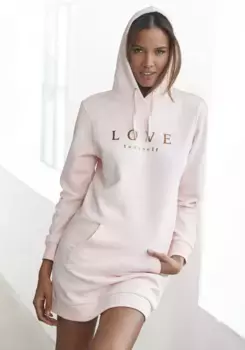 Толстовое платье Buffalo с карманом-кенгуру, одежда для дома, розовый