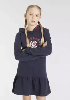 Толстовое платье KangaROOS "Готово к игре", цвет морской волны