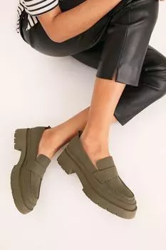 Толстые резиновые лоферы Forever Comfort Next, зеленый