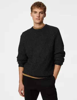 Толстый джемпер Supersoft с круглым вырезом Marks & Spencer