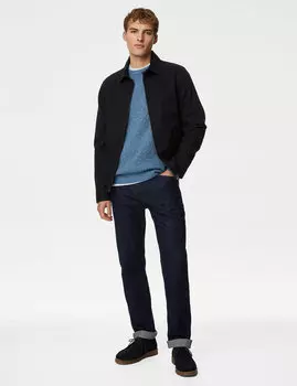 Толстый джемпер Supersoft с круглым вырезом Marks & Spencer, синий