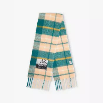 Толстый шарф из шерстяной смеси с принтом в клетку Vivienne Westwood, зеленый