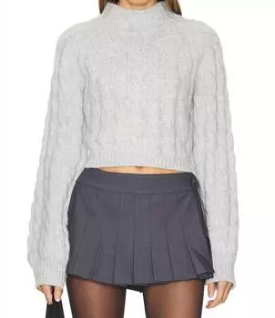 Толстый свитер Lise серого цвета for Love & Lemons