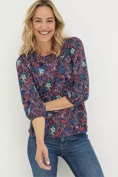 Толстый топ Fat Face, синий