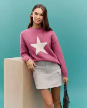 Толстый женский свитер Green Coast, розовый