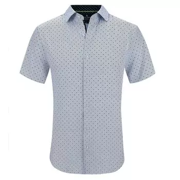 Tom Baine Slim Fit с короткими рукавами, эластичная пуговица на пуговицах, белый