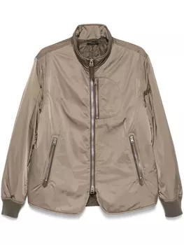 TOM FORD атласная куртка, зеленый