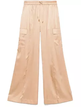 TOM FORD атласные брюки карго, нейтральный