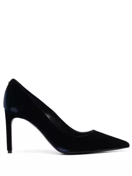 TOM FORD бархатные туфли T Screw, синий