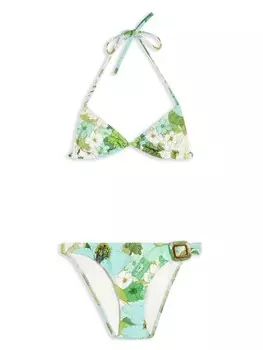 TOM FORD бикини с цветочным принтом, синий