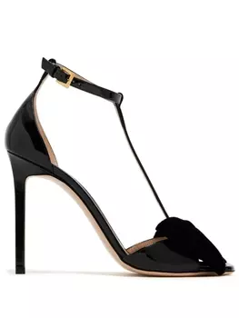 TOM FORD босоножки Brigitte 105 с бантом, черный