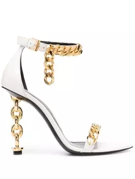 TOM FORD босоножки с цепочкой, белый