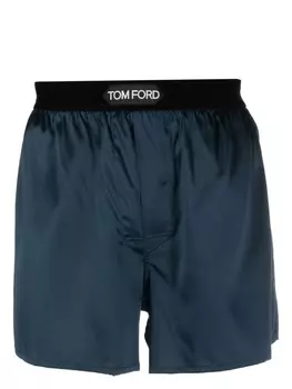 TOM FORD боксеры с логотипом, синий