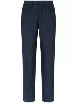TOM FORD брюки из хлопка, сшитые на заказ, синий