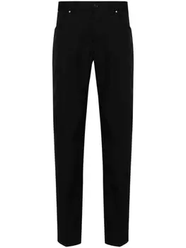 TOM FORD брюки с нашивкой-логотипом, черный