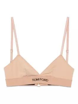 TOM FORD бюстгальтер с логотипом, нейтральный