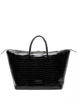 TOM FORD дорожная сумка с тиснением под крокодила, черный