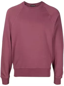 TOM FORD джемпер с круглым вырезом, фиолетовый