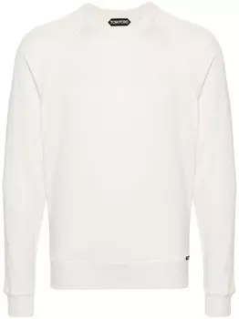 TOM FORD джемпер с круглым вырезом, нейтральный цвет