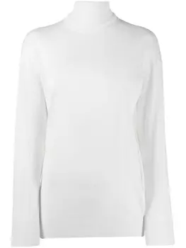 TOM FORD джемпер с высоким воротником, белый