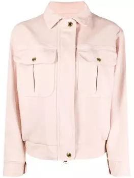 TOM FORD джинсовая куртка на молнии, розовый