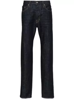 TOM FORD джинсы с кромкой, синий