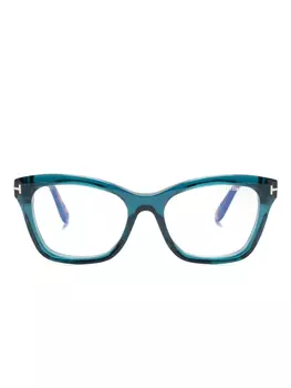 TOM FORD Eyewear очки FT5909B в оправе 'кошачий глаз', синий