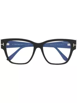 TOM FORD Eyewear очки трапециевидной формы, черный
