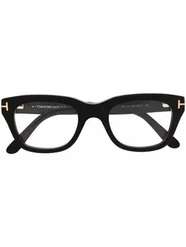 TOM FORD Eyewear очки трапециевидной формы, черный