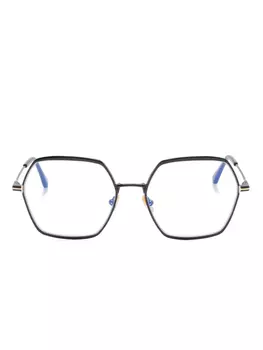 TOM FORD Eyewear очки в геометричной оправе, черный