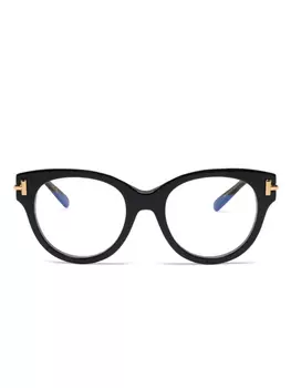 TOM FORD Eyewear очки в круглой оправе, черный
