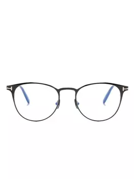 TOM FORD Eyewear очки в круглой оправе, черный