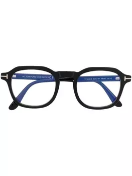 TOM FORD Eyewear очки в круглой оправе, черный