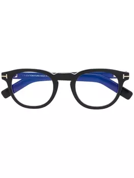 TOM FORD Eyewear очки в круглой оправе, черный