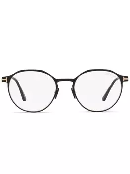 TOM FORD Eyewear очки в круглой оправе, черный