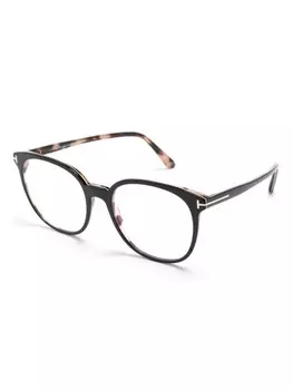 TOM FORD Eyewear очки в круглой оправе, черный