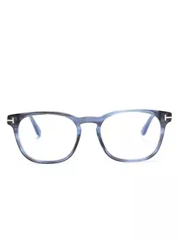 TOM FORD Eyewear очки в круглой оправе, синий