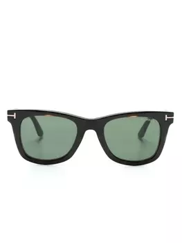 TOM FORD Eyewear очки в квадратной оправе, коричневый