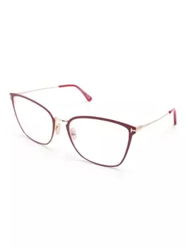 TOM FORD Eyewear очки в оправе 'бабочка', красный
