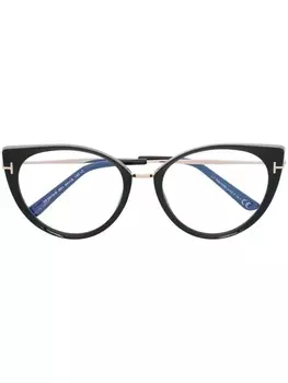 TOM FORD Eyewear очки в оправе 'кошачий глаз', черный