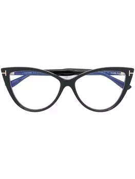 TOM FORD Eyewear очки в оправе 'кошачий глаз', черный