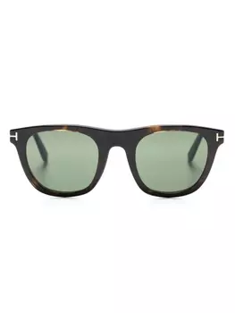 TOM FORD Eyewear очки в сменной оправе черепаховой расцветки, коричневый