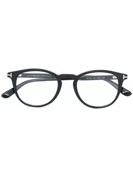 TOM FORD Eyewear оптические очки в круглой оправе, черный