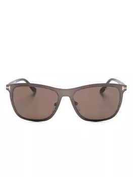 TOM FORD Eyewear солнцезащитные очки Alasdhair, коричневый