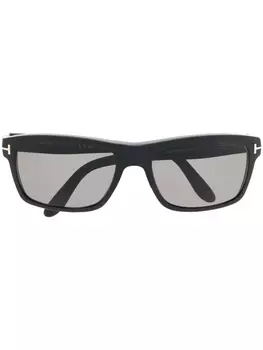 TOM FORD Eyewear солнцезащитные очки August с затемненными линзами, черный