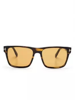 TOM FORD Eyewear солнцезащитные очки Calder, коричневый
