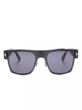 TOM FORD Eyewear солнцезащитные очки Edwin в квадратной оправе, черный